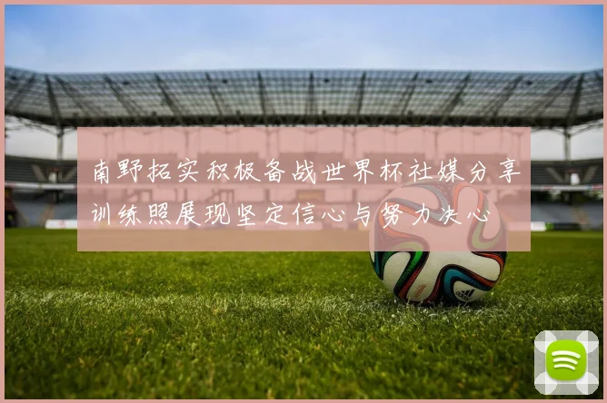 南野拓实积极备战世界杯社媒分享训练照展现坚定信心与努力决心